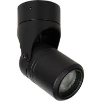 Lucide NIORT - Plafondspot (Plafondlamp) Binnen/Buiten - 1xGU10 - IP44 - Zwart