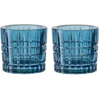 Nachtmann Teelichthalter Square Votives ø 7,1 x 6,6 cm Set van 2