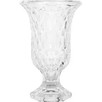 Clayre & Eef Vaas Ø 15x23 cm Transparant Glas