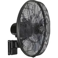 CasaFan AIROS ECO SILENT WALL SW Wandventilator 90 W (Ø) 514 mm Zwart Met afstandsbediening, Timer, Oscillerend, In hoogte verstelbaar