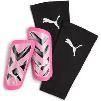 Puma Ultra Light Sleeve Scheenbeschermers Roze Wit Zwart