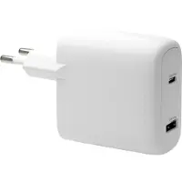 dbramante1928 - Oplaadadapter - 65 Watt - 2 aansluitpunten (24-pins, USB-C, USB) - wit - Europa