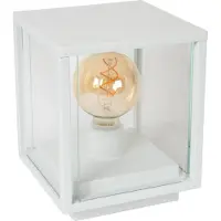 Lucide CLAIRE - Sokkellamp - 1xE27 - IP54 - Wit