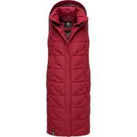 NAVAHOO Bodywarmer 'Brezelchen' wijnrood