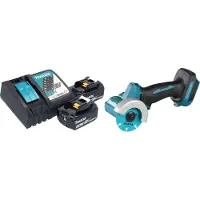Makita DMC 300 RF accu haakse slijper 18 V 76 mm borstelloos + 2x accu 3.0 Ah + lader