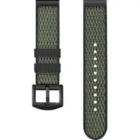 Strap-it Nylon bandje hybrid nylon geschikt voor Polar Ignite / Ignite 2 / Ignite 3 / Unite / Polar Pacer - Groen