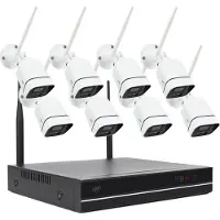 Pni House Wifi660 Nvr &amp; 8 Cameras P2p 3mp Videobewakingssysteem