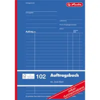 Herlitz Opdrachtboek 'Opdracht 102', formaat A5, 80 vellenbladen