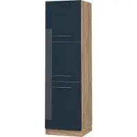 Vicco Fame-Line Keukenkasten – 60 cm Donkerblauw hoogglans