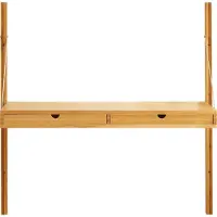 En.casa Wandrek Tingvoll 85x85x36 cm bamboe naturel []