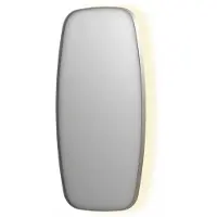 Ink Spiegel sp30 50x4x100 cm incl. Indirect led-verlichting rondom en spiegelverwarming geborsteld rvs