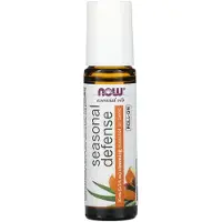 Now , Essentiële oliën, Seizoensverdedigingsroll-on, 1/3 fl oz (10 ml)