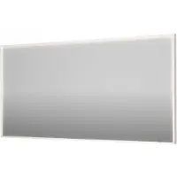 Ink Spiegel sp19 160x4x80 cm incl. Direct led-verlichting rondom en spiegelverwarming mat wit