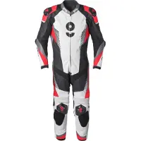GMS GRC-1 Zwart Wit Rood 1-Delig Motorpak Maat 56