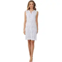 Pastunette Nightdress With Buttons 95 cm Light Blue - Maat 36