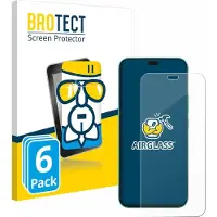 BROTECT Screenprotector 6 Stuks voor Honor X8c Beschermglas transparant