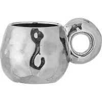 Bloomingville Shine Mok Zilver - Koffiekopjes Steengoed Silver - 82062639