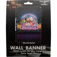 Fanattik Five Nights at Freddy's Wall Banner-Mega Pizzaplex (Diversen) Nieuw