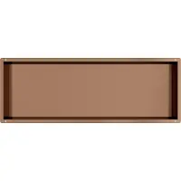 Guido Gusto Copper RVS Inbouwnis met tegelflens 30x90x10cm