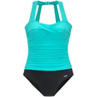 LASCANA Shaping-badpak aqua / zwart