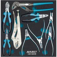 Hazet 163-424/9 Tangenset Werkplaats 9-delig