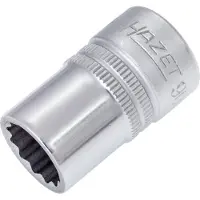 Hazet Dopsleutel 900Z-14 · 1/2 inch (12,5 mm) vierkant hol · Buitentwaalfkant tractieprofiel · SW 14 mm