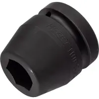 Hazet Krachtdopsleutel 1100S-24 · 1 inch (25 mm) vierkant hol · Buiten-zeskant-profiel · SW 24 mm