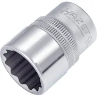 Hazet Dopsleutel 900Z-20 · 1/2 inch (12,5 mm) vierkant hol · Buitentwaalfkant tractieprofiel · SW 20 mm