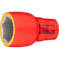 Hazet Dopsleutel · geïsoleerd 900KV-27 · 1/2 inch (12,5 mm) vierkant hol · Buiten-zeskant-tractieprofiel · SW 27 mm