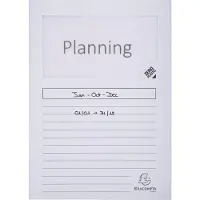 Exacompta FOREVER Pak van 100 venstermappen 120g/m2 - 22x31cm voor A4 - Wit - 50110E