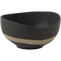Jline Kom keramiek zwart/taupe