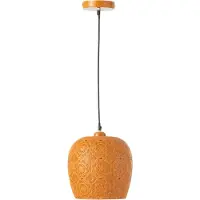 J-Line Hanging lamp alive metal orange