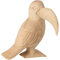 J-Line Toekan albasia hout naturel small