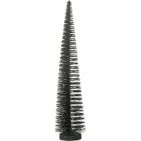 J-Line Kerstboom decoratief glitter plastiek donkergroen medium