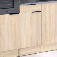 Parisot Keukenonderkast Fumay 40cm met 1 deur en 1 lade - eikdecor/betonlook