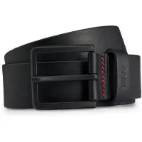 HUGO Leren riem met labeldetail, model 'GIONOS'