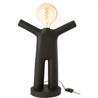 J-Line Lamp p'tit maurice poly zwart