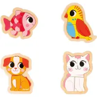 Janod 4 Evolutieve Puzzels Mensen