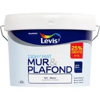 Levi's LVLSMP10 Mur & plafond Wit Mat 8L+25% Gratis