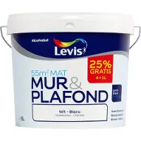 Levi's Mur & Plafond Wit - 5L