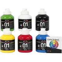 Creativ Light A-Color - Acrylverf - Glossy - (6 x 500 ml)
