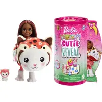 Barbie Cutie Reveal Pop - 13,9 cm - Kitten Rode Panda - Barbiepop