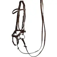 Harry's Horse Anatomic hoofdstel (Kleur: bruin, Maat paard: full)