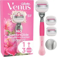 Gillette - Pro ComfortGlide Sensitive scheermes - Groen/Wit