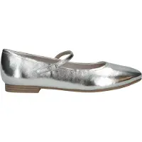 Tamaris Ballerina met riempjes zilver