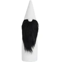 Jline Kerstman keramiek/imitatiebont zwart/wit small