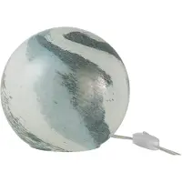 J-Line Lamp Strepen Rond Glas Blauw Groen Small Dany