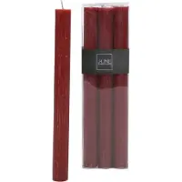 J-Line Doos 6 tafelkaarsen kers -9u