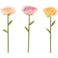 J-Line 22230 Bloem Papier Roze/Peche/Geel Small (3ST) - 73 x 104,5 x 26 cm