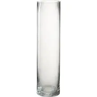J-Line Vaas cylinder glas transparant medium